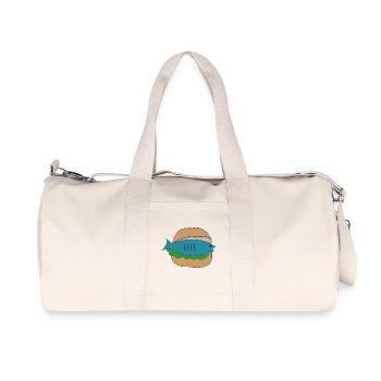 Cadeaux drôles pour les Allemands du Nord - Sac de sport en toile recyclée Stanley/Stella - blanc naturel - Devant
