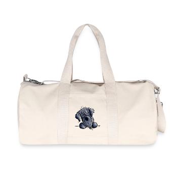 Schnauzer - Recycled Canvas Sports Bag by Stanley/Stella - natural - Front