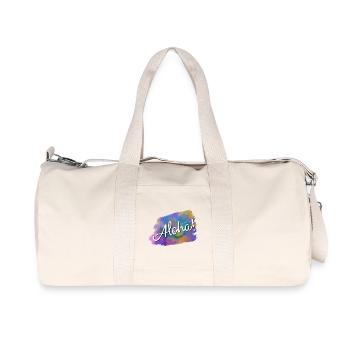 Aloha! - Recycled Canvas Sports Bag by Stanley/Stella - natural - Front