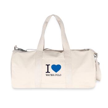 J’ADORE LE WATER-POLO Wasserball - Sac de sport en toile recyclée Stanley/Stella - blanc naturel - Devant