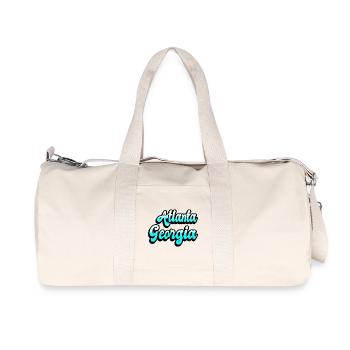 Atlanta Georgia Design - Recycled Canvas Sports Bag by Stanley/Stella - natural - Front