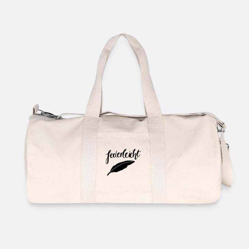 federleicht - Recycelte Canvas-Sporttasche von Stanley/Stella - Naturweiß