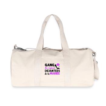 Gang des copines de la mariée humour EVJF cadeau. - Sac de sport en toile recyclée Stanley/Stella - blanc naturel - Devant