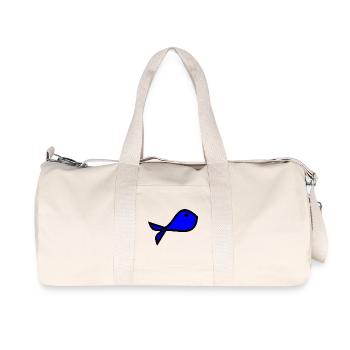 SARDINE. POISSON. POISSON D'AVRIL. PÂQUES. MER - Sac de sport en toile recyclée Stanley/Stella - blanc naturel - Devant
