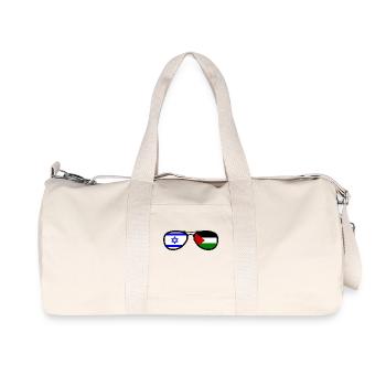Free Palestine Israel peace - Sac de sport en toile recyclée Stanley/Stella - blanc naturel - Devant
