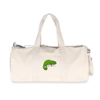 Chameleon green - Recycled Canvas Sports Bag by Stanley/Stella - natural - Front