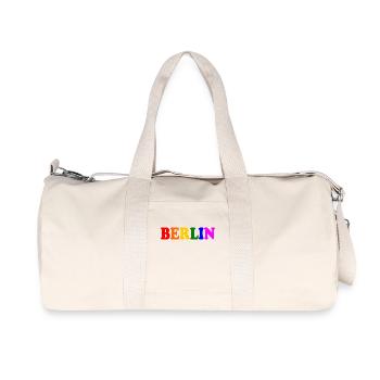 Berlin - Recycelte Canvas-Sporttasche von Stanley/Stella - Naturweiß - Vorne