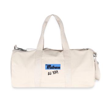 THANK YOU MISTRESS - Recycled Canvas Sports Bag by Stanley/Stella - natural - Front