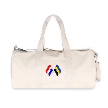 Drapeau Pays-Bas, Gueldre croisé - Sac de sport en toile recyclée Stanley/Stella - blanc naturel - Devant