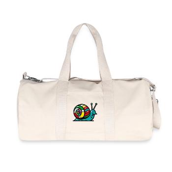 Snail - Recycled Canvas Sports Bag by Stanley/Stella - natural - Front