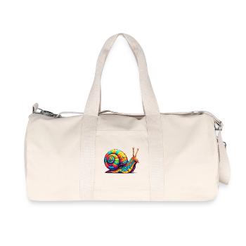 Escargot - Sac de sport en toile recyclée Stanley/Stella - blanc naturel - Devant