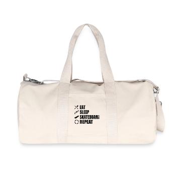 Skateboarder Daily Routine - Recycled Canvas Sports Bag by Stanley/Stella - natural - Front