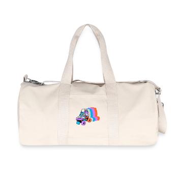 Roller Skating Skater - Recycled Canvas Sports Bag by Stanley/Stella - natural - Front