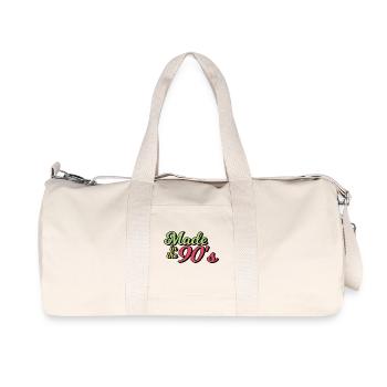Fabriqué dans les années 90 - Sac de sport en toile recyclée Stanley/Stella - blanc naturel - Devant