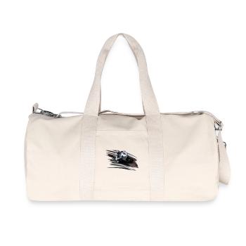 Motorcycle - Recycled Canvas Sports Bag by Stanley/Stella - natural - Front