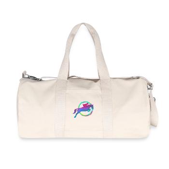 équitation - Sac de sport en toile recyclée Stanley/Stella - blanc naturel - Devant