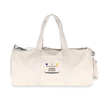 Customs officer - Recycled Canvas Sports Bag by Stanley/Stella - natural - Front