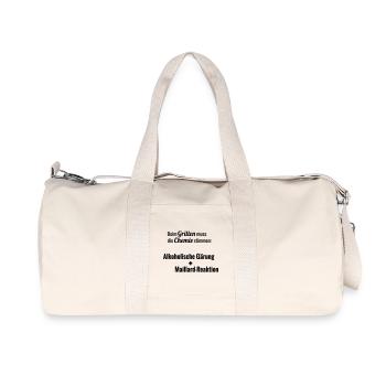 Réaction de Maillard - Sac de sport en toile recyclée Stanley/Stella - blanc naturel - Devant