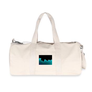 Neon Coral Wall - Recycled Canvas Sports Bag by Stanley/Stella - natural - Front