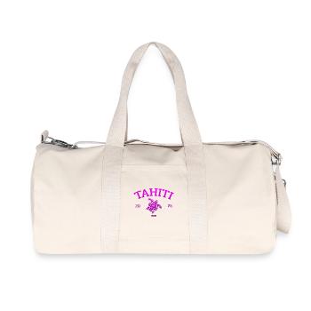 Tahiti - Tortue - Polynésie française - Schildkröte - Sac de sport en toile recyclée Stanley/Stella - blanc naturel - Devant