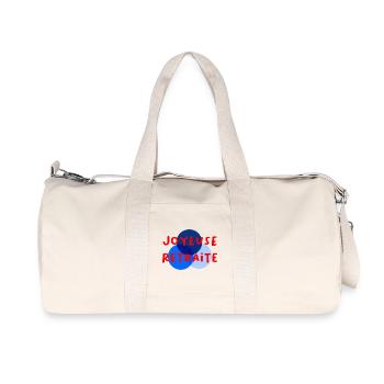 RETIREMENT. RETIREMENT. RETIRED. RETIREMENT - Recycled Canvas Sports Bag by Stanley/Stella - natural - Front
