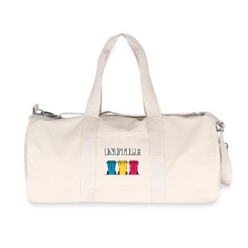 INUTILE - Sac de sport en toile recyclée Stanley/Stella - blanc naturel - Devant