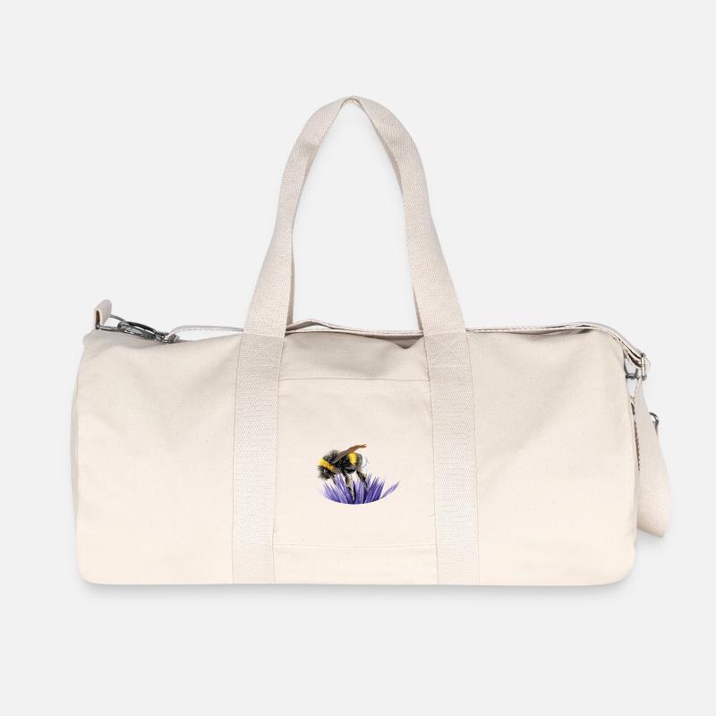 Hummel - Recycelte Canvas-Sporttasche von Stanley/Stella - Naturweiß