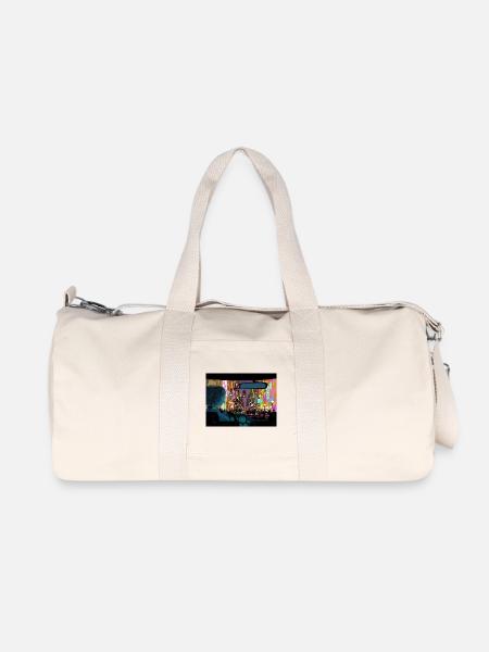 Ville - Sac de sport en toile recyclée Stanley/Stella - blanc naturel