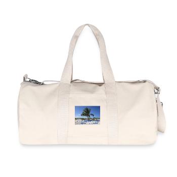 Freiheit - Recycelte Canvas-Sporttasche von Stanley/Stella - Naturweiß - Vorne