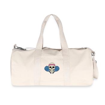 Padel Skull - Recycled Canvas Sports Bag by Stanley/Stella - natural - Front