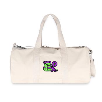 Graphique de boussole pour sac à dos de randonnée - Sac de sport en toile recyclée Stanley/Stella - blanc naturel - Devant