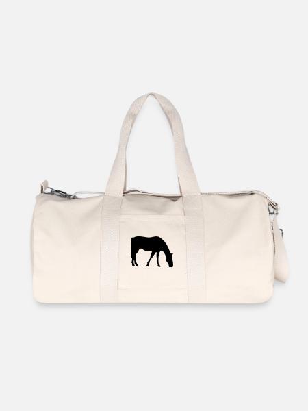 Pferd - Recycelte Canvas-Sporttasche von Stanley/Stella - Naturweiß
