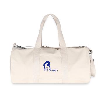 sports - Recycled Canvas Sports Bag by Stanley/Stella - natural - Front