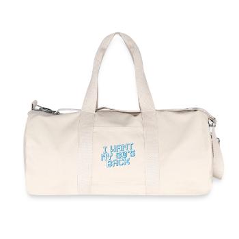 I WANT MY 80's BACK Retro 80s - Recycled Canvas Sports Bag by Stanley/Stella - natural - Front