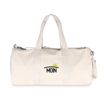 Moin Guten Morgen Sonne - Recycelte Canvas-Sporttasche von Stanley/Stella - Naturweiß - Vorne