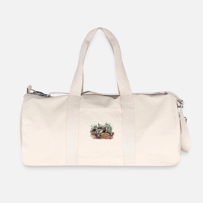 Koala - Recycelte Canvas-Sporttasche von Stanley/Stella - Naturweiß