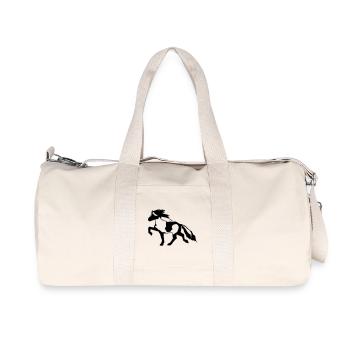 Cheval islandais tick 7, Pinto équitation islandaise - Sac de sport en toile recyclée Stanley/Stella - blanc naturel - Devant