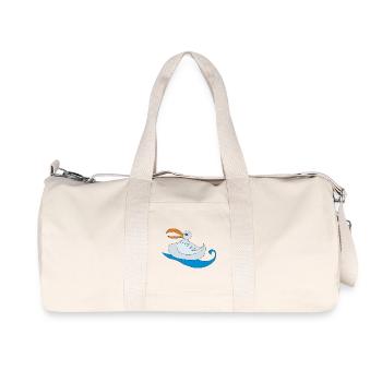 mouette - Sac de sport en toile recyclée Stanley/Stella - blanc naturel - Devant