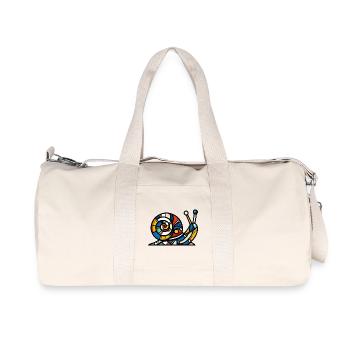 Snail - Recycled Canvas Sports Bag by Stanley/Stella - natural - Front