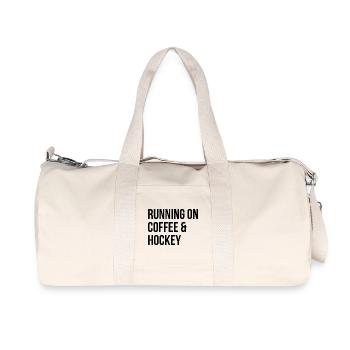 hockey - Sac de sport en toile recyclée Stanley/Stella - blanc naturel - Devant
