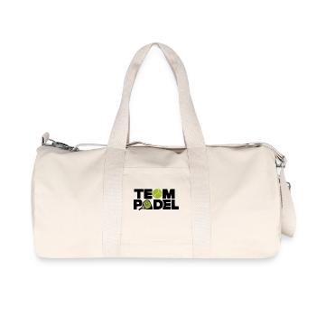Team Padel 1 - Recycelte Canvas-Sporttasche von Stanley/Stella - Naturweiß - Vorne