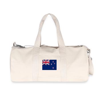 Drapeau de la Nouvelle-Zélande - Sac de sport en toile recyclée Stanley/Stella - blanc naturel - Devant