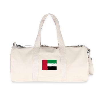 Drapeau des Émirats Arabes Unis - Sac de sport en toile recyclée Stanley/Stella - blanc naturel - Devant