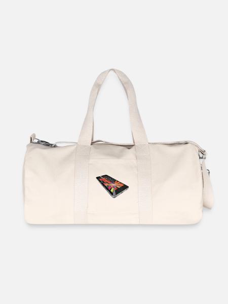 Handy - Recycelte Canvas-Sporttasche von Stanley/Stella - Naturweiß
