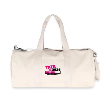 TATA in 2026 - future auntie gift - soon auntie - Recycled Canvas Sports Bag by Stanley/Stella - natural - Front