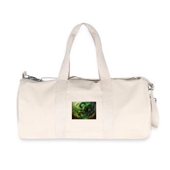 Herakles kämpft gegen die Hydra von Lerna - Recycelte Canvas-Sporttasche von Stanley/Stella - Naturweiß - Vorne