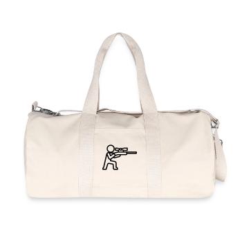Scharfschütze - Recycelte Canvas-Sporttasche von Stanley/Stella - Naturweiß - Vorne