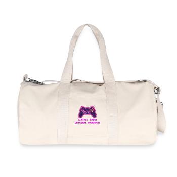 Neon Controller 1986 Retro - 40th Birthday - Recycled Canvas Sports Bag by Stanley/Stella - natural - Front