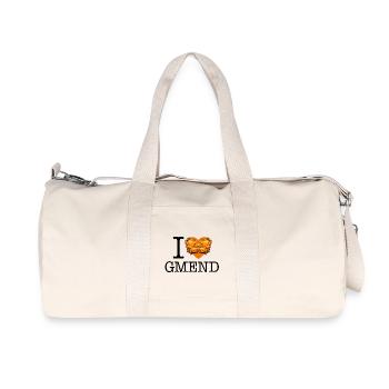 Schwäbisch Gmünd Motif 6 - j’adore gmend - Sac de sport en toile recyclée Stanley/Stella - blanc naturel - Devant