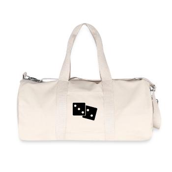 Dit - Sac de sport en toile recyclée Stanley/Stella - blanc naturel - Devant